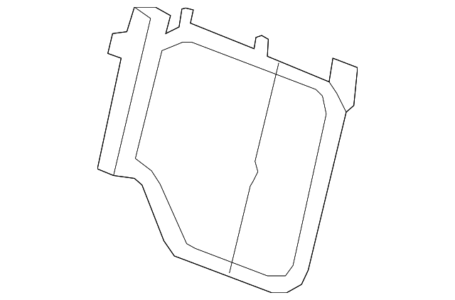 Driver Side 3rd Row Seat Back Frame (19127671)