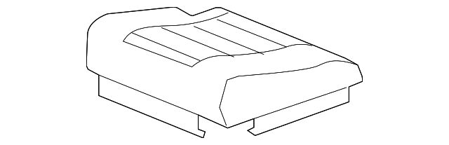 Cover, R/Seat #2 Cushion                    *Ebony (19127669)
