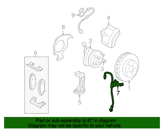 19366747 GM Brake Hydraulic Hose | GM Parts Store
