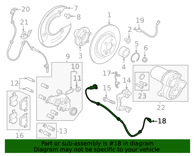 20182024 Land Rover Wear Indicator LR092060 Land Rover OEM Parts Online