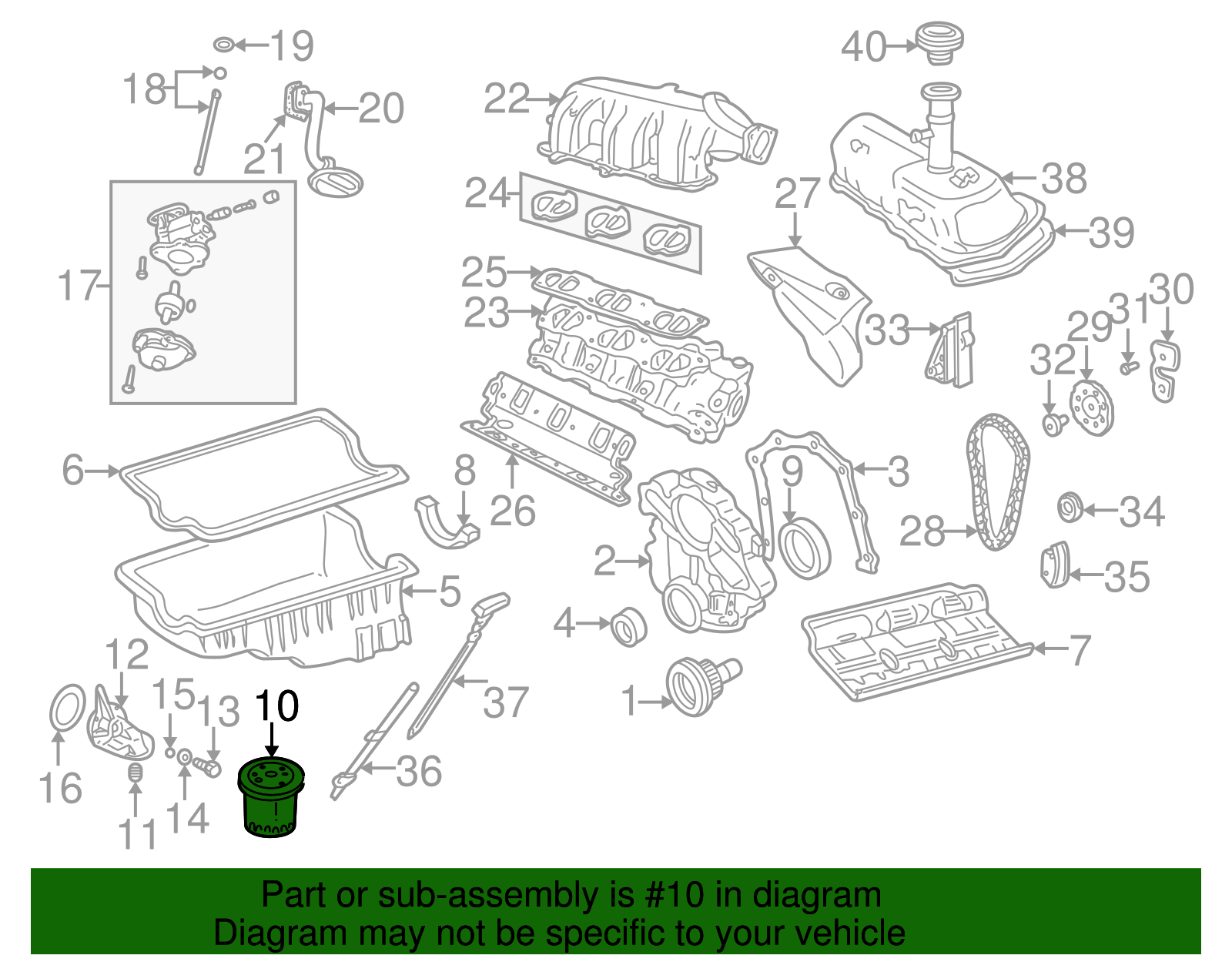 2000-2009 Mazda Oil Filter AJTM-14-302 | RealMazdaParts.com