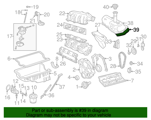 20012009 Mazda B4000 Valve Cover Gasket 1F22102D5 Mazda Parts Advantage