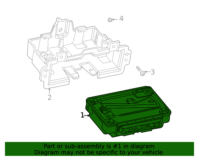 2021 GM Serial Data Gateway Module 13542886 GM