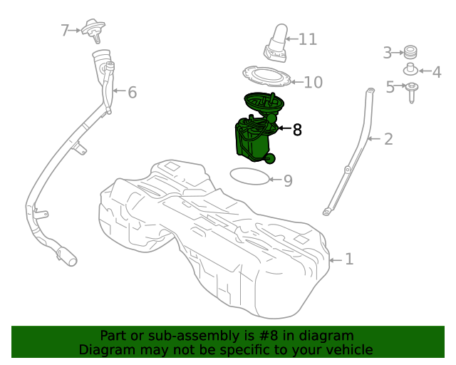 16117856997 20182024 BMW Fuel Pump (16117856997) BMW of South Atlanta Parts