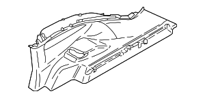 Genuine BMW 51-43-7-376-896 | Upper Quarter Trim | FREE Shipping on ...