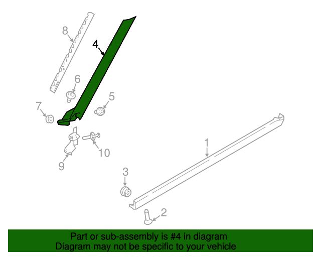 Genuine OEM Windshield Pillar Trim Part LR116150 Fits 20182020 Land