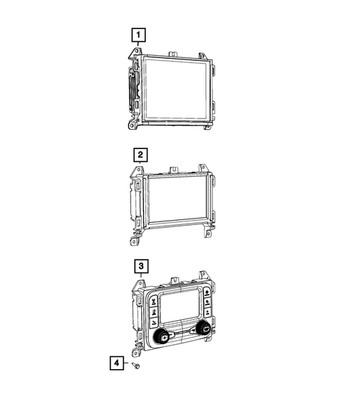 Radio, Antenna, Speakers, DVD, and Video systems for 2021 Jeep Wrangler #0