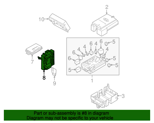 9544739125 Automatic Transmission Control Module 2010 Kia Sportage