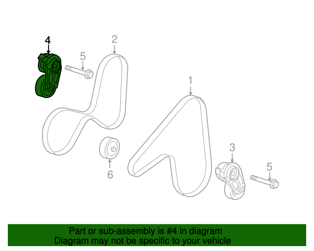 20042011 Cadillac Air Conditioning Compressor and Power Steering Pump