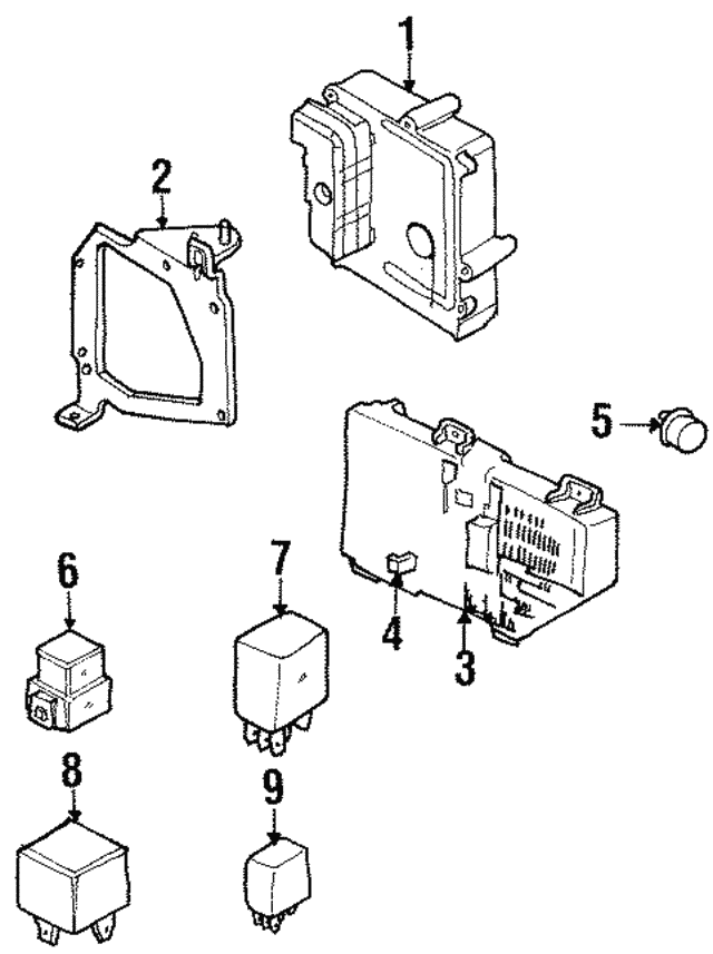 Blower Motor Relay Mopar (4727370AA) Mopar Parts