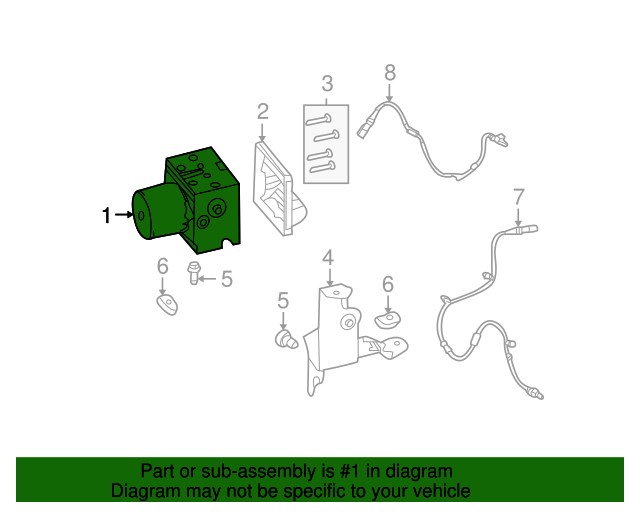 20112014 Ford Mustang Modulator Valve ER3Z2C215A Barrhaven Ford