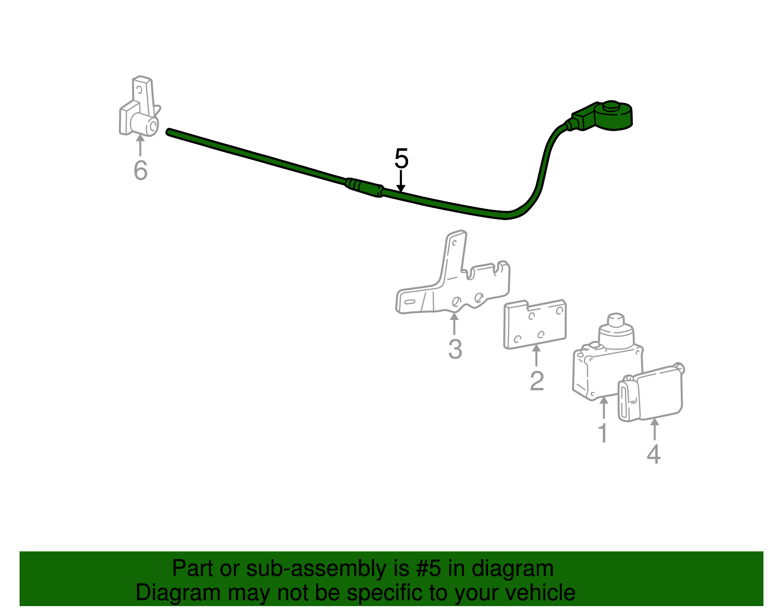 Actuator Assembly - Ford (YF1Z-9A825-AA)