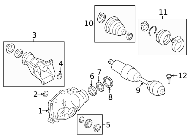 Genuine BMW 31-60-8-092-196 | Axle Assembly | FREE Shipping on Most ...