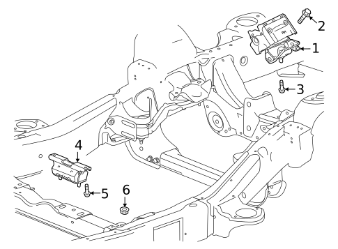 Engine & Trans Mounting for 2024 GMC Yukon XL GMPartsDirect