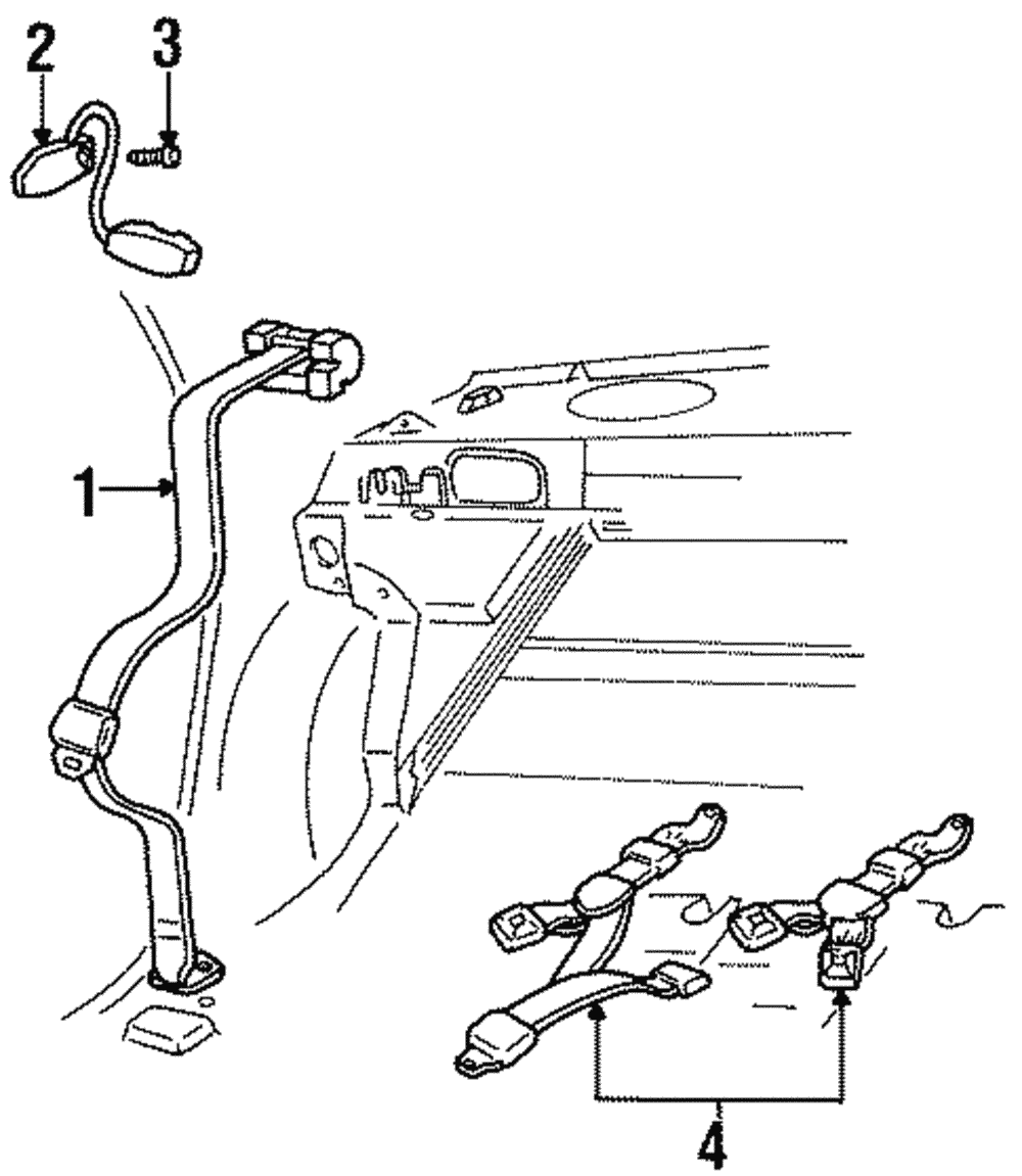 Lap Belt Assembly - GM (12369329)