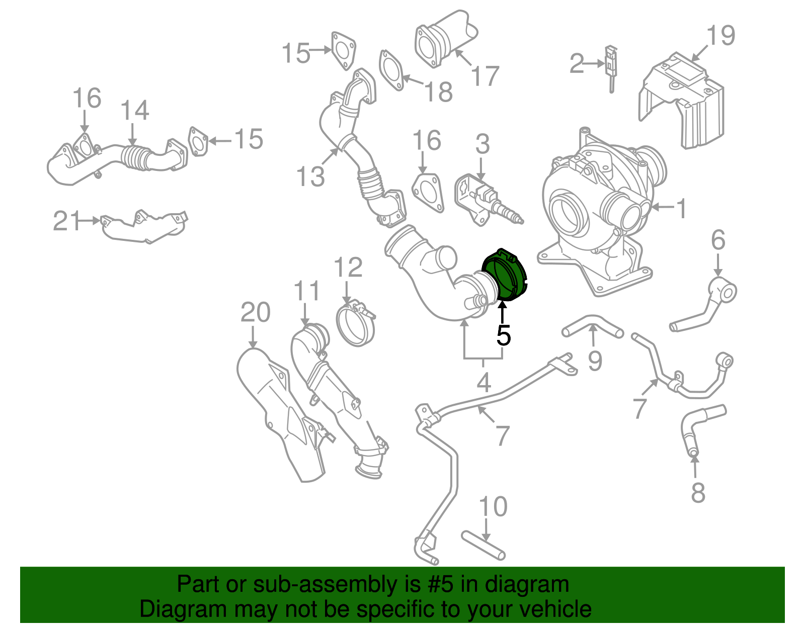Air Inlet Clamp - GM (98045788)