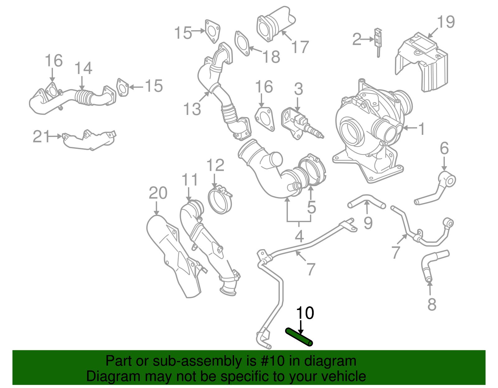 Diesel Emissions Fluid (DEF) Hose - GM (94013384)
