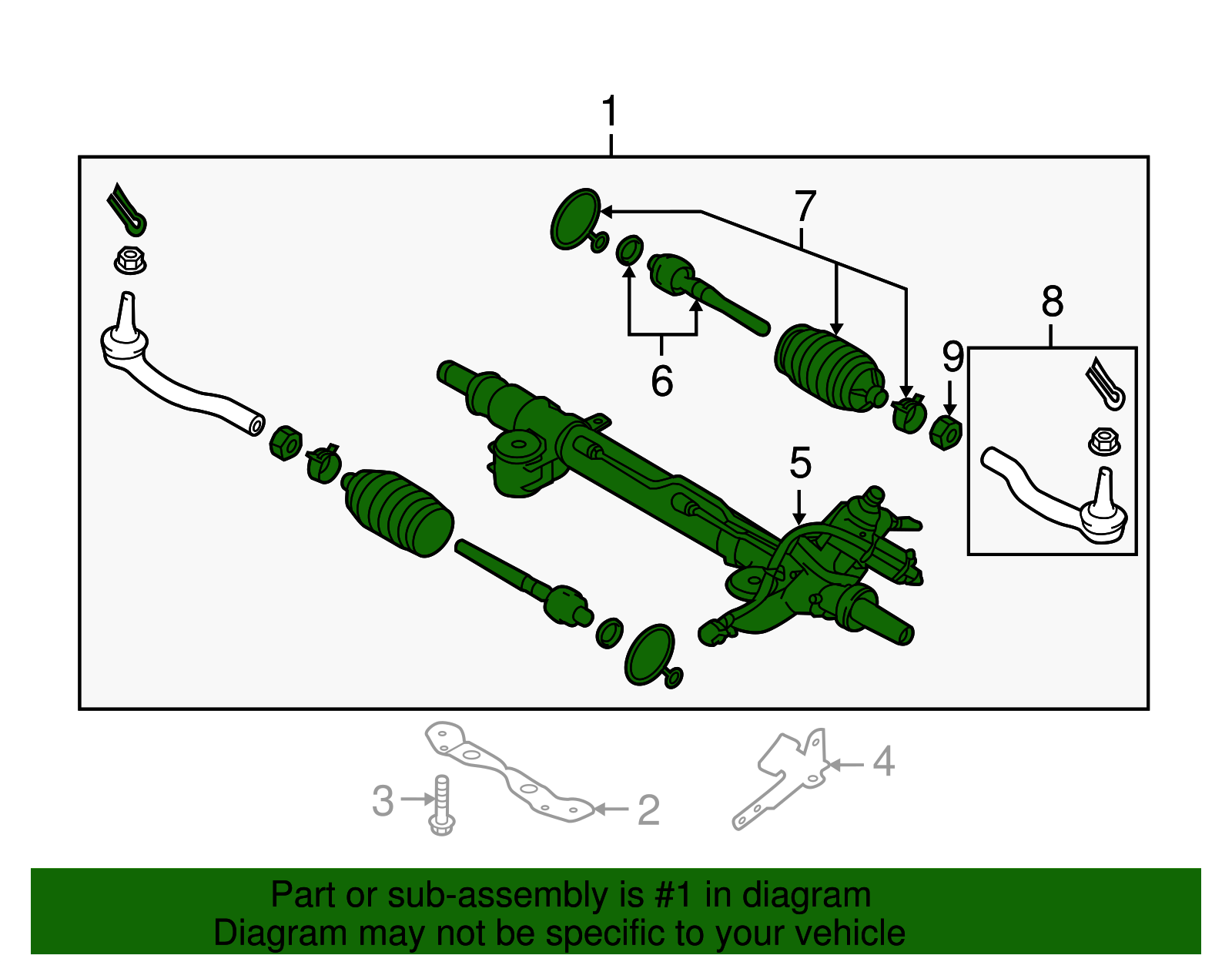 2014-2016 Infiniti Q50 Steering Gear 49001-4GB1A | Faulkner Infiniti of ...
