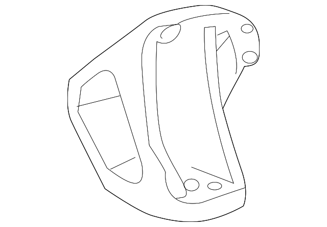 Driver Side Engine Mount Bracket - GM (92290251)