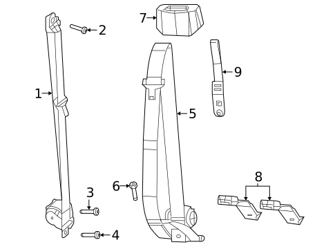 Rear Seat Belts for 2019 Ram 1500 Mopar Parts Canada