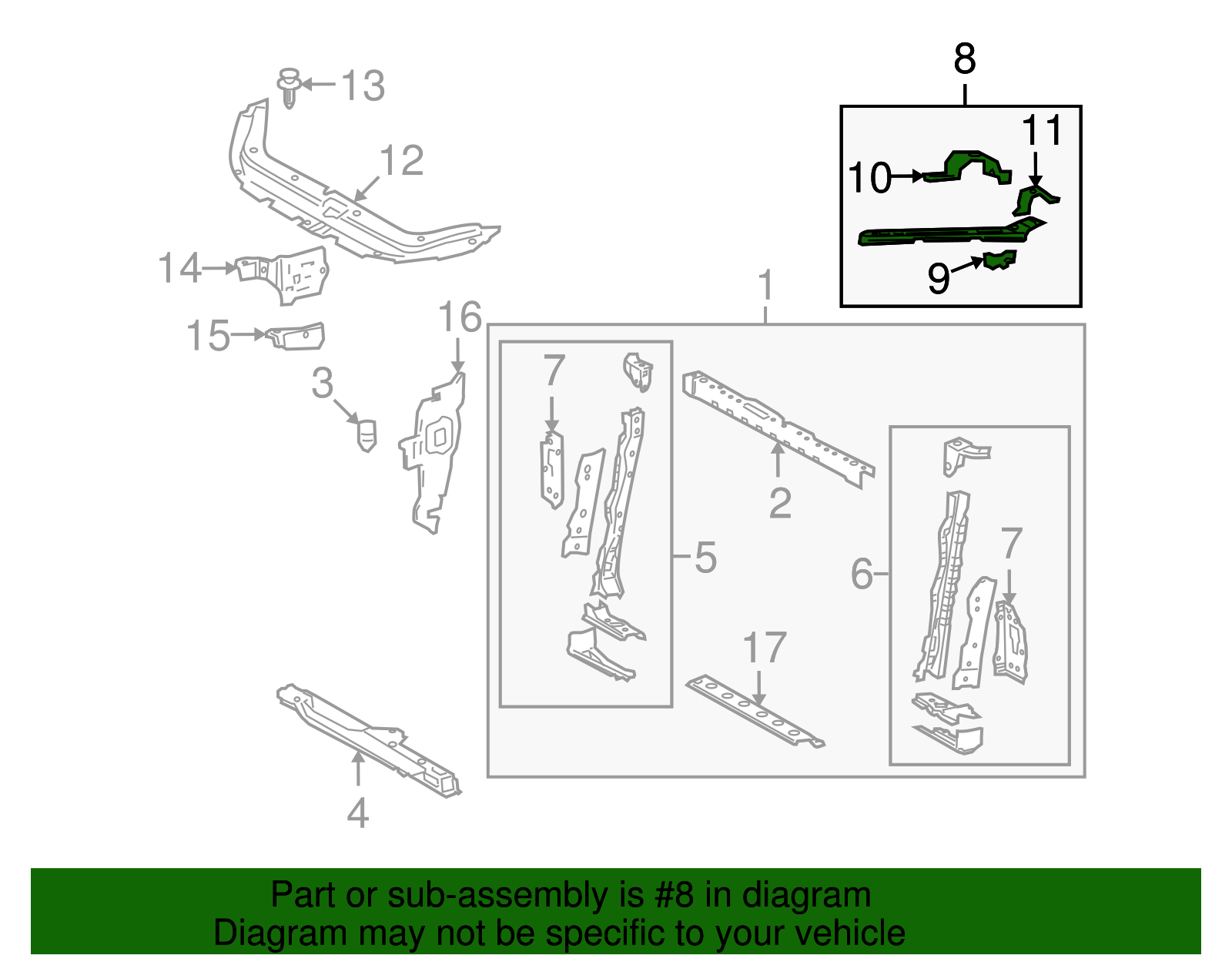Support Bracket - Toyota (53203-42011)