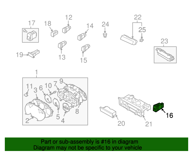 20032008 Subaru Forester 20032008 Subaru Forester Hazard Lights