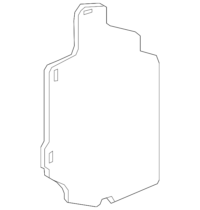 Rear Side Door Trim Lower Insulator - GM (84363359)