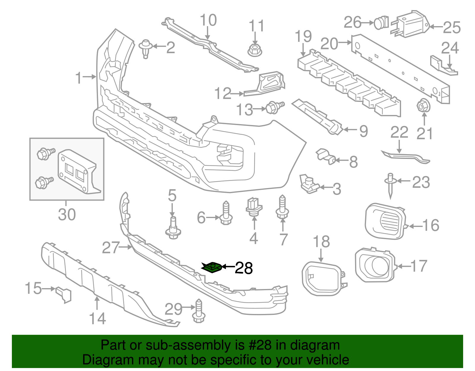 Rocker Molding U-Nut - Scion (90183-06019)