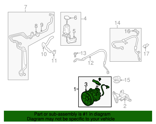 Subaru Tribeca Parts List