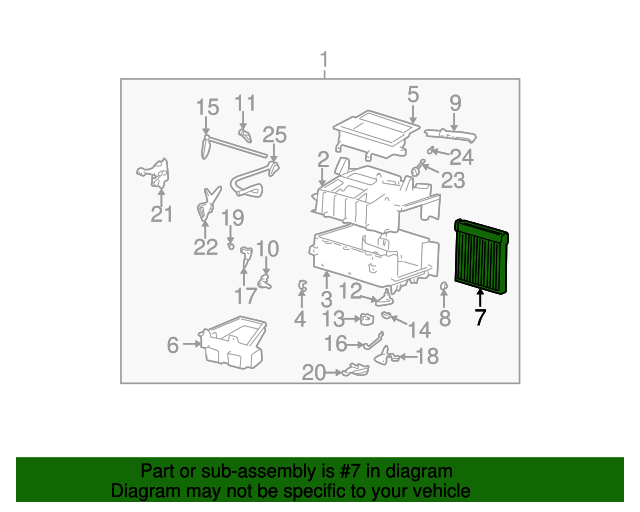 19992005 Hyundai Heater Core 9722738000 OEM Parts Online