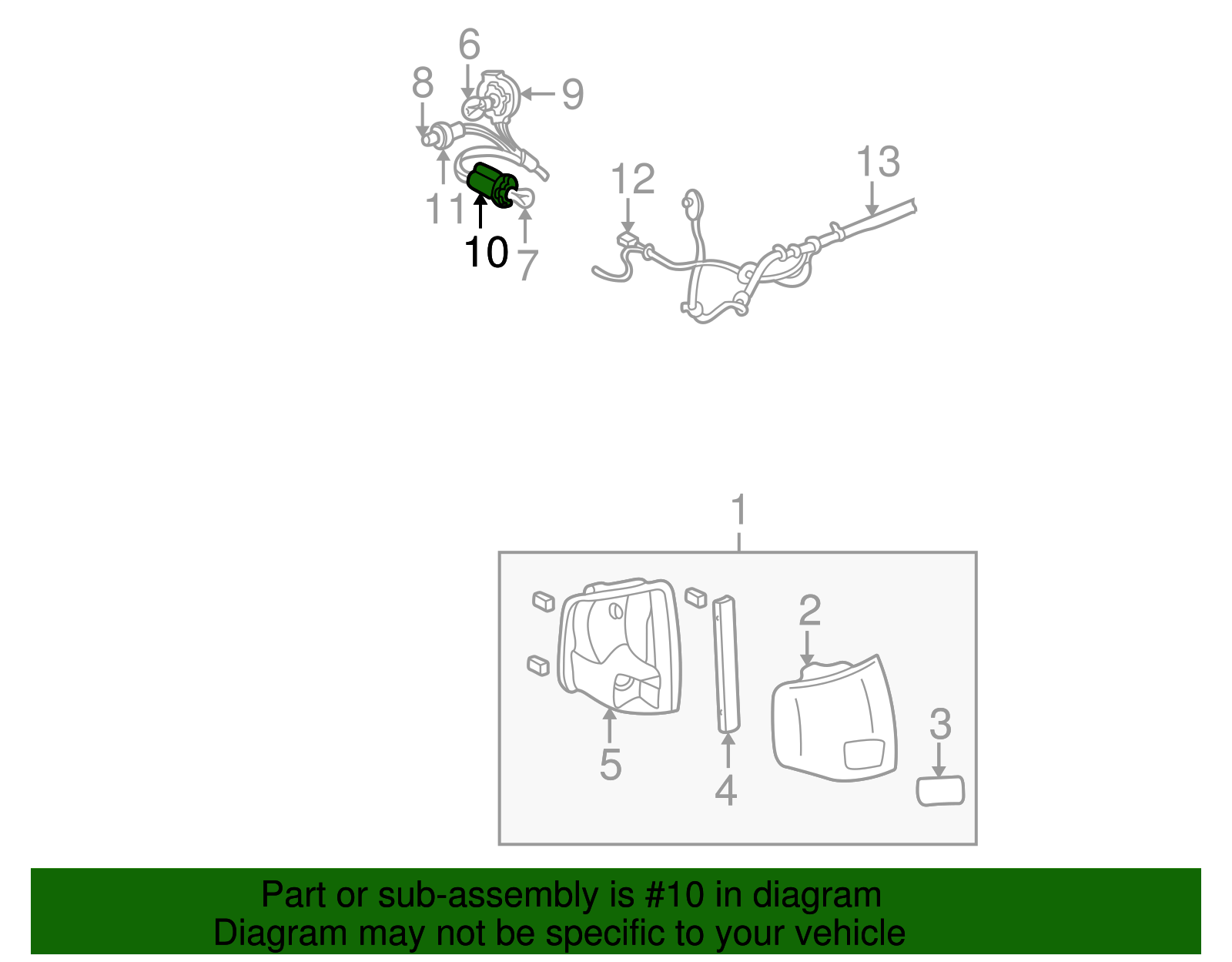 Multi-Purpose Lamp Socket - GM (88953356)