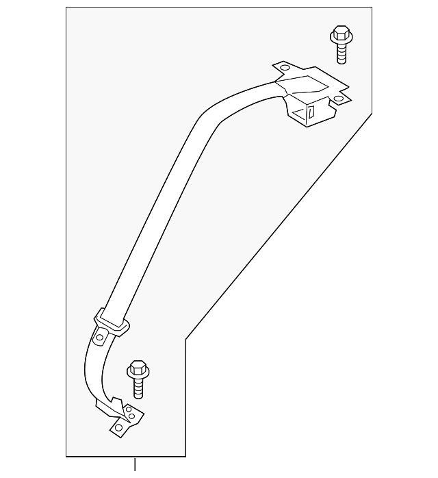 Lap & Shoulder Belt - Ford (GD9Z-54611B64-AJ)