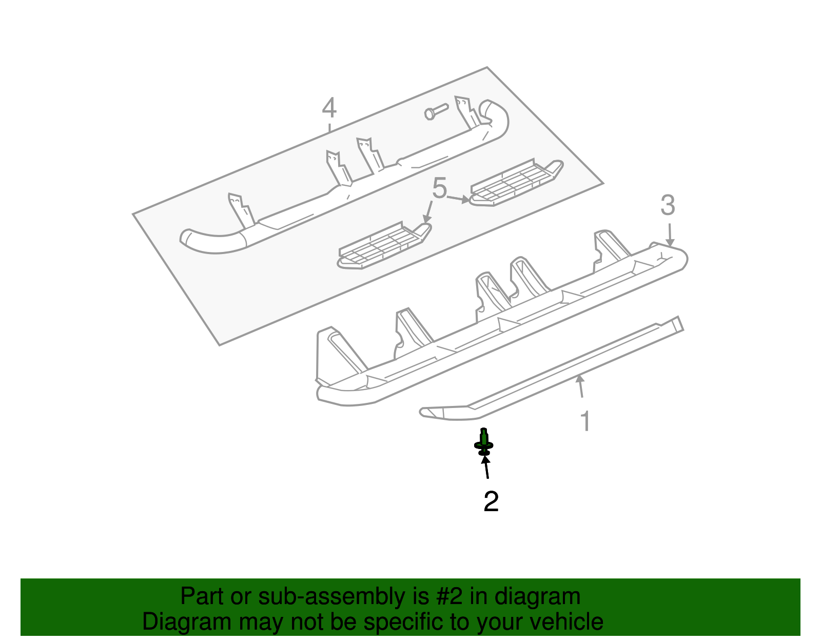 Rear Wheel Opening Molding Retainer - GM (10297370)