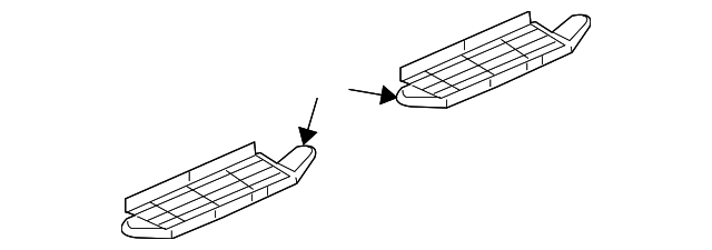 Pad, Asst Step Rear (Plastic Insert W/Retainer) - GM (12477569)