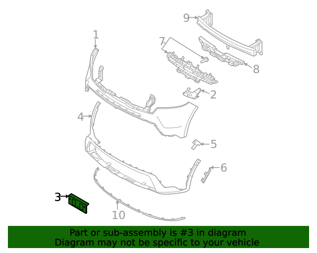 86519R5000 License Bracket 20212023 Kia Sorento Kia.Parts Store