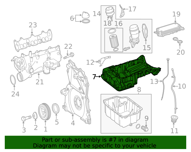 642-014-11-00 - Oil Pan 2010-2022 Mercedes-Benz | Mercedes-Benz 