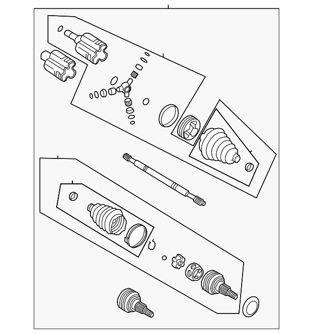 Axle Assembly - GM (19256583)