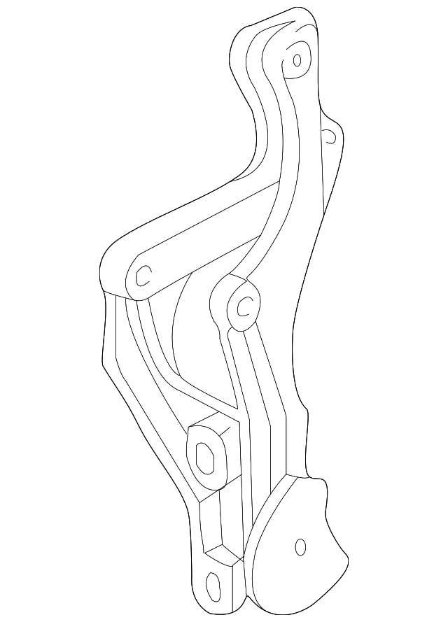 19841996 GM Idler Pulley Bracket 10179211 GM Parts Center