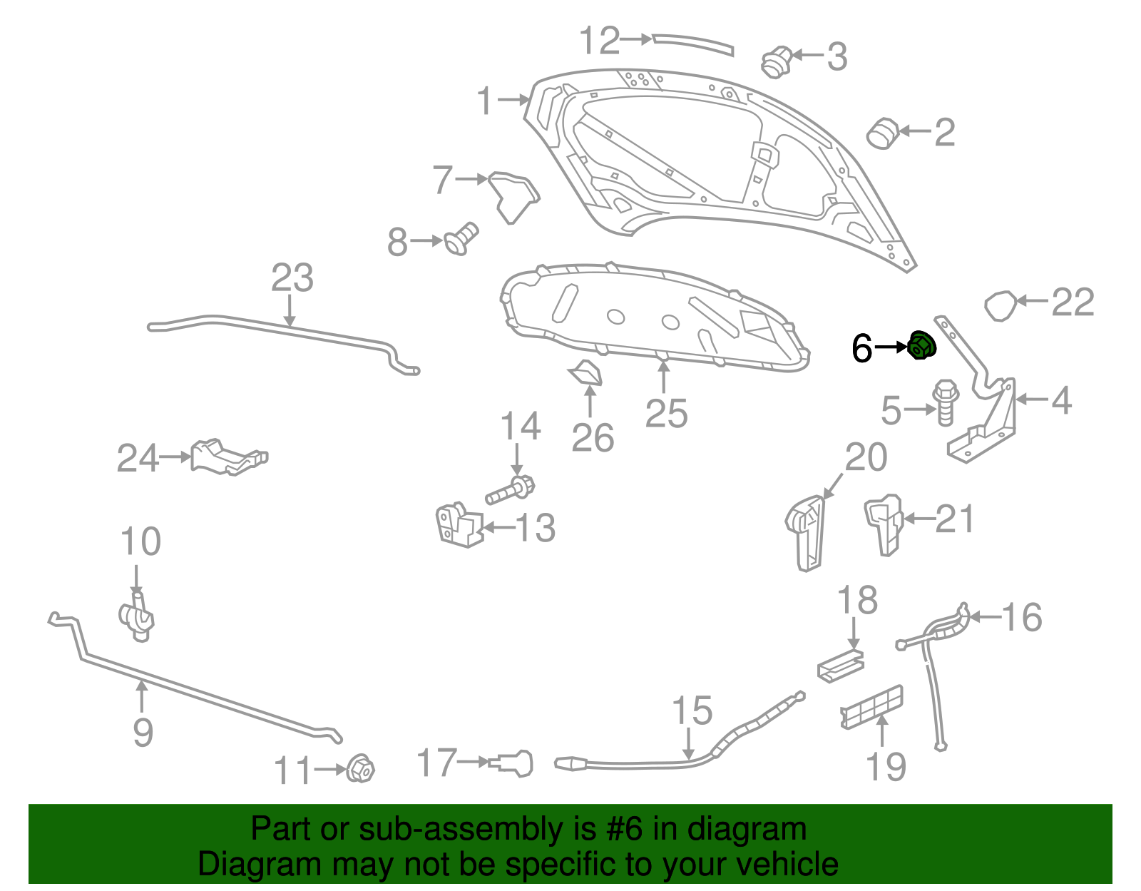 Hinge Nut - Volkswagen (N-907-988-05)