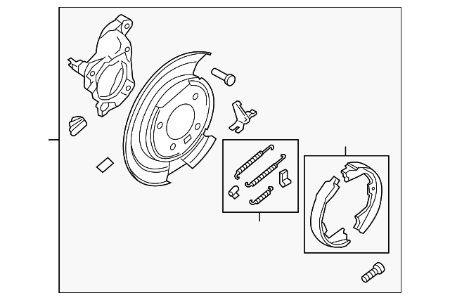 Backing Plate - Ford (HC3Z-2C220-F)