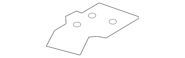 Passenger Side Seat Belt Anchor Plate - GM (84450970)