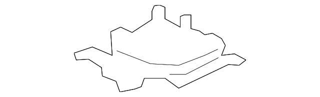 Airbag Sensing and Diagnostic Module Bracket - GM (84351340)
