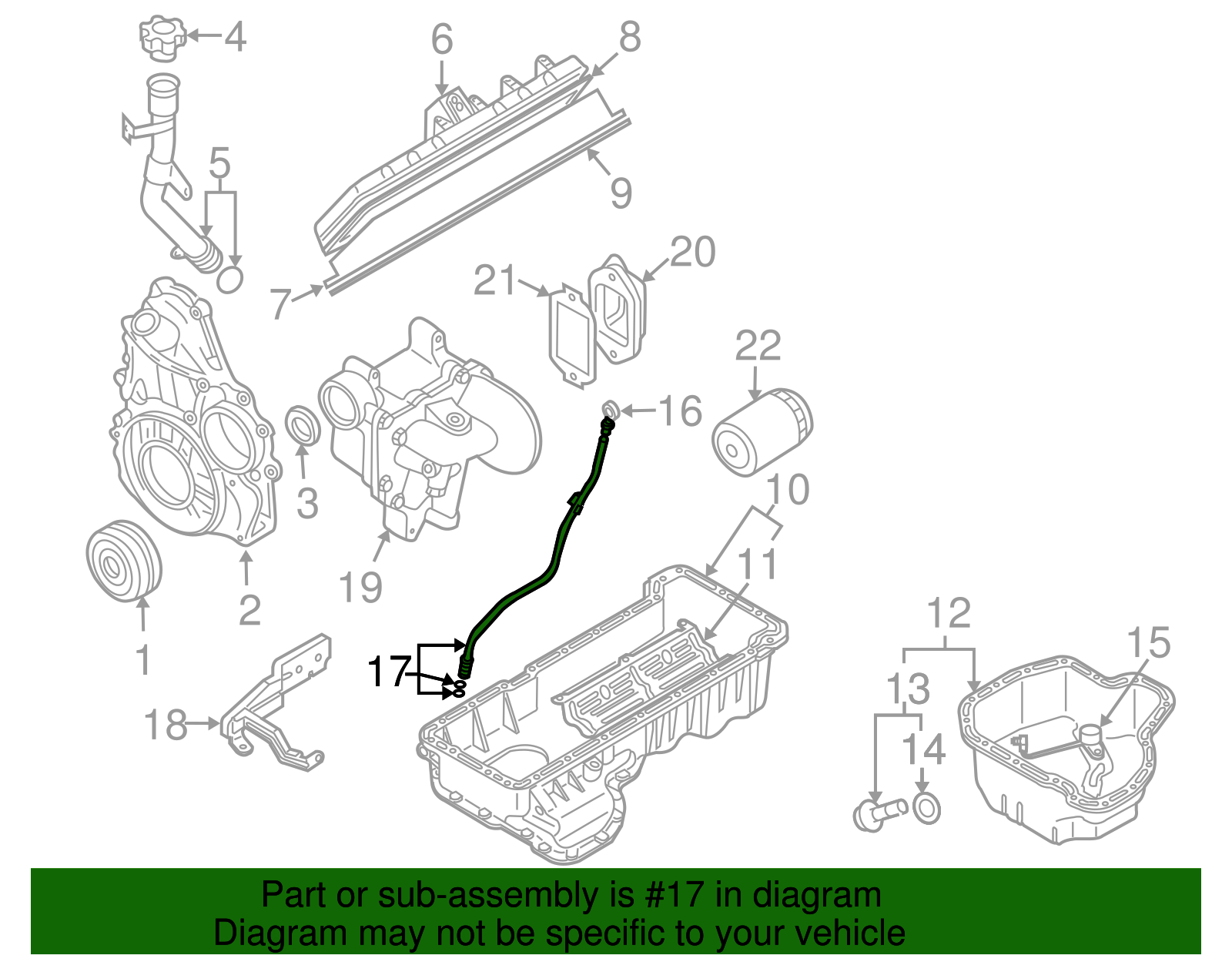 Engine Oil Level Indicator Tube - GM (98023012)