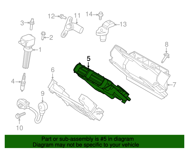 20122015 Land Rover Engine Control Module LR028981