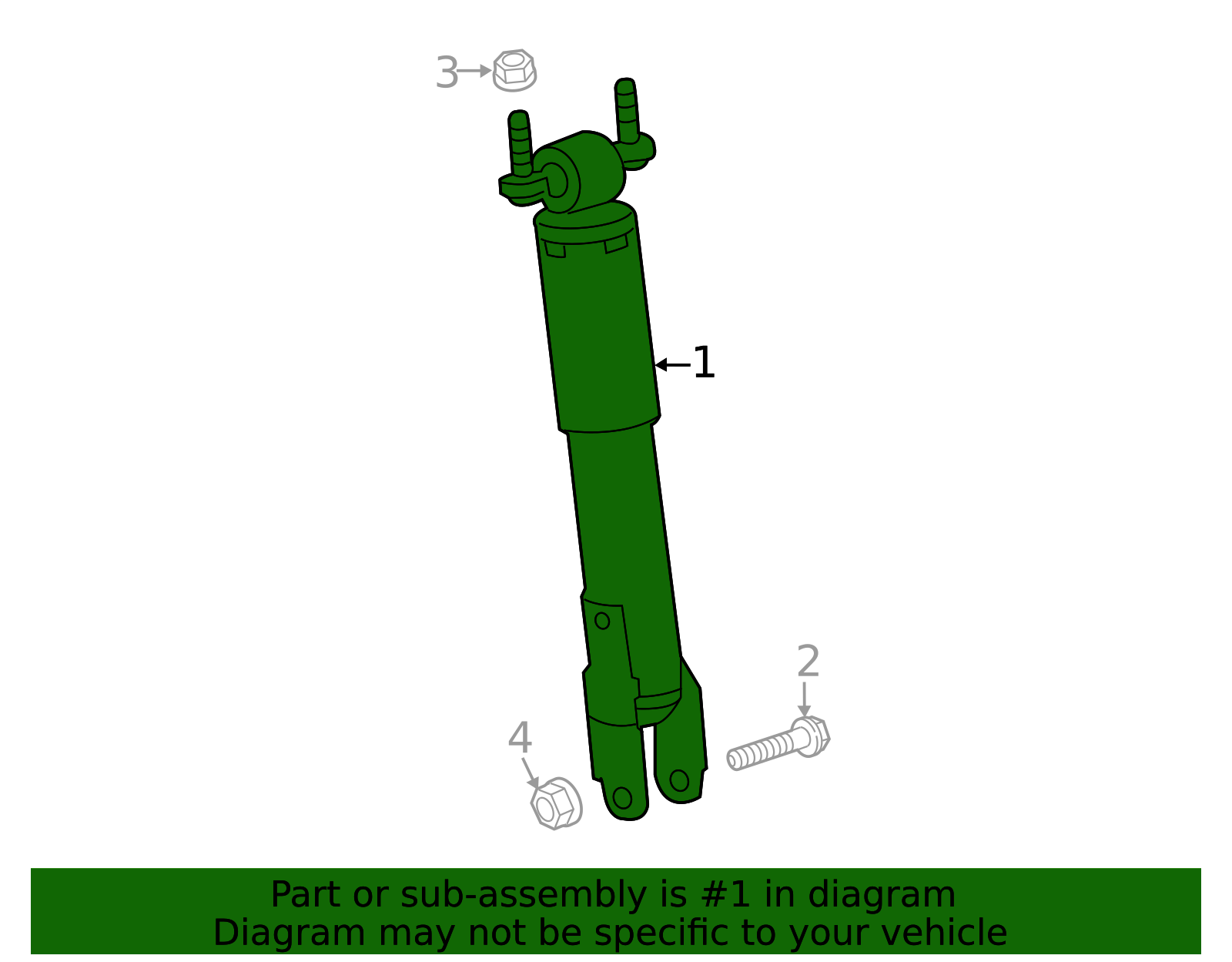OEM GM 25940743 - Mount, Front Suspension Strut - View #8