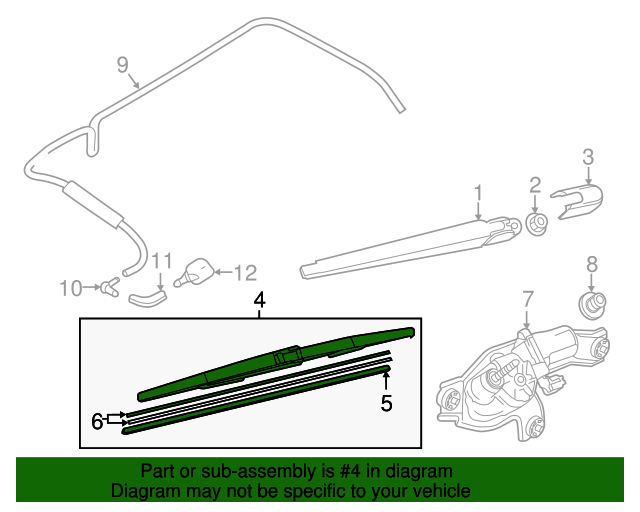 D11C67330 Wiper Blade 20162021 Mazda CX3 Mazda Swag