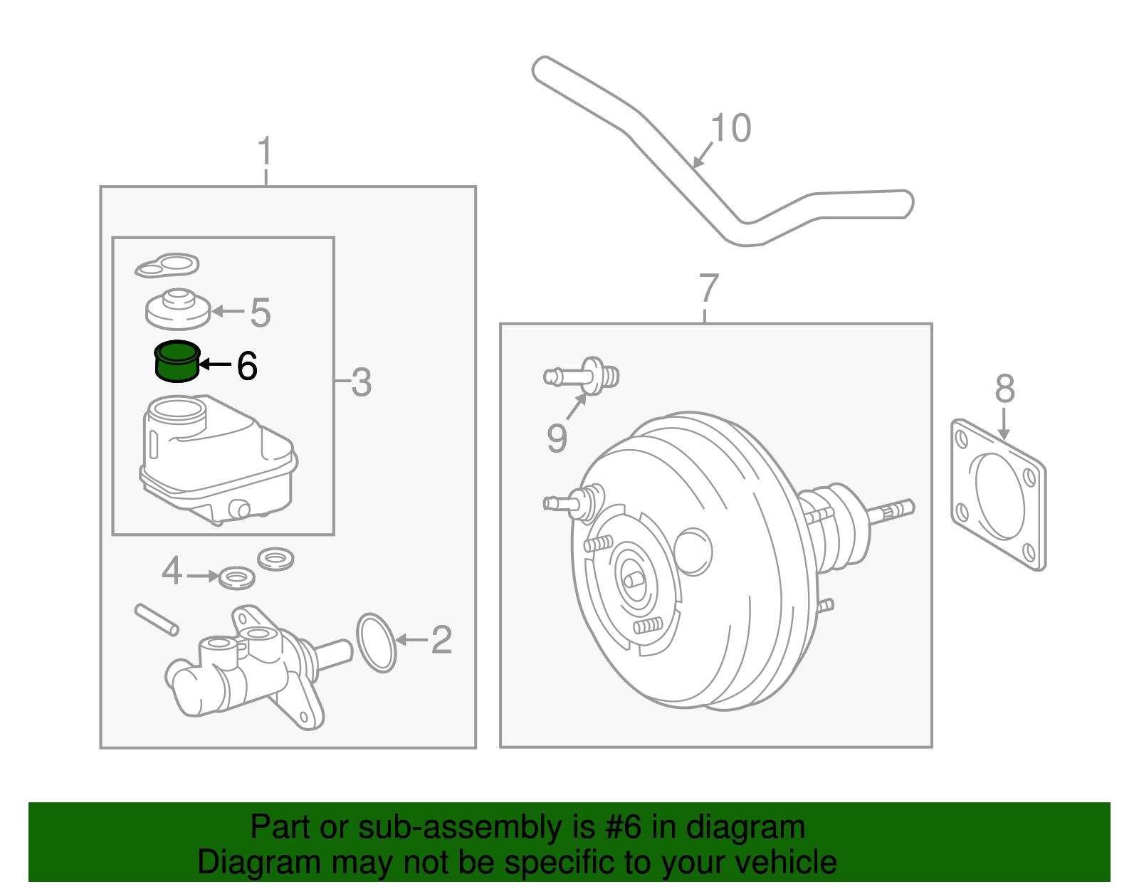 Brake Master Cylinder Reservoir Strainer - Scion (47299-25010)