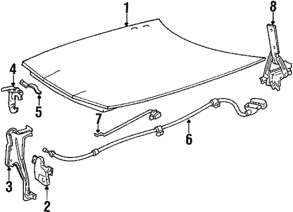 Hood - Ford (E7SZ-16612-A)