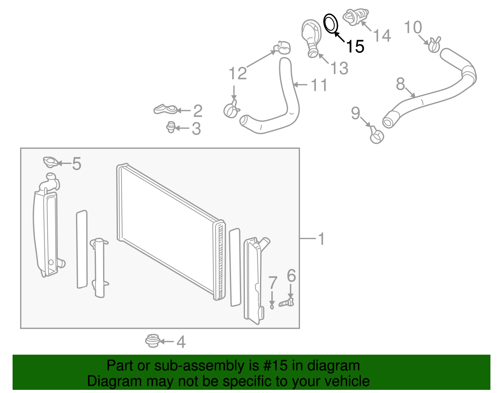 Gasket, Eng Cool Therm Hsg - GM (94856781)