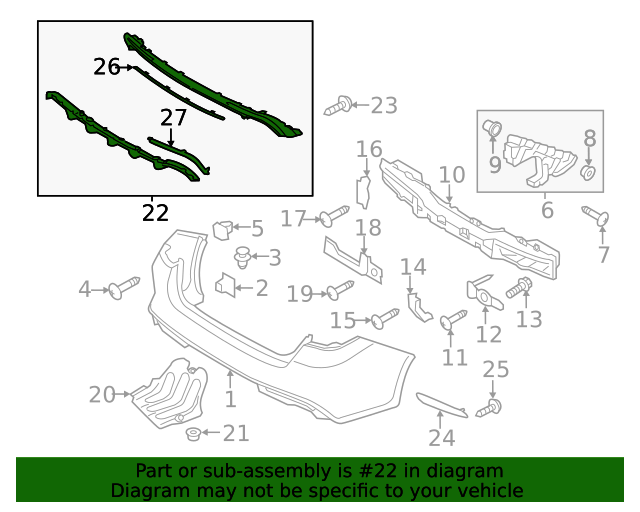 86690D5000AS Lower Cover 20162018 Kia Optima Kia.Parts Store